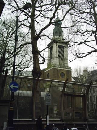photo of St Anne Soho's Church burial ground